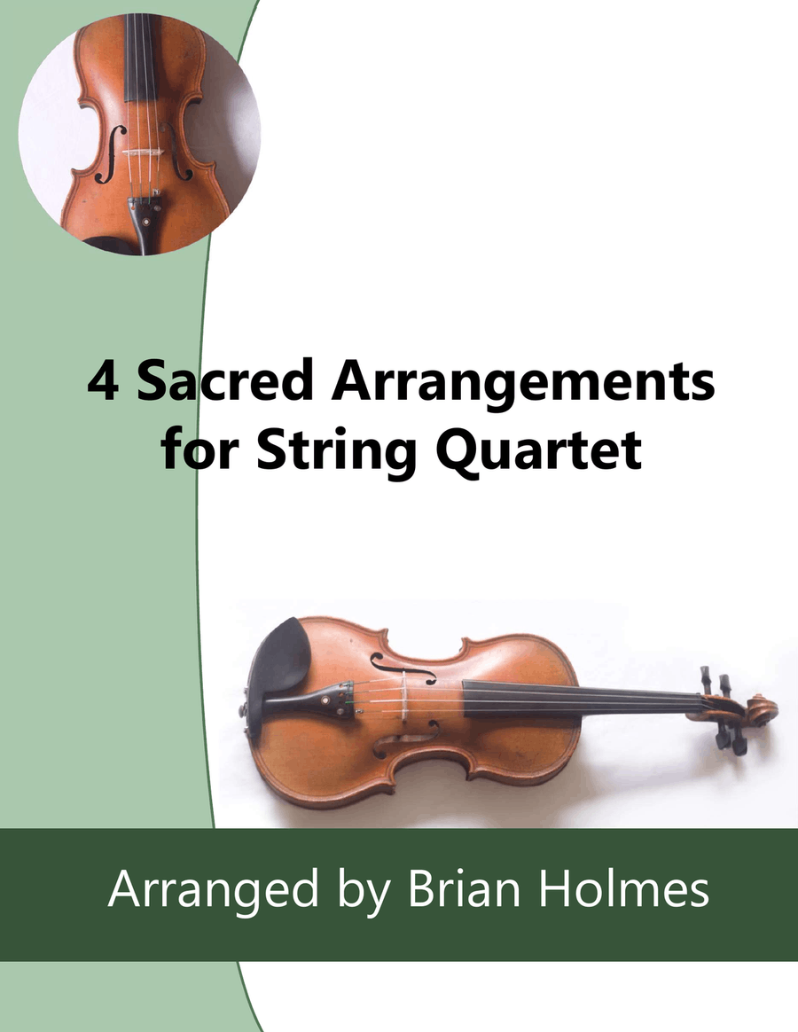 4 Sacred Arrangements for String Quartet String Quartet scores gallery preview page 1