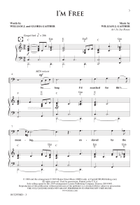 I'm Free Choir scores gallery preview page 3