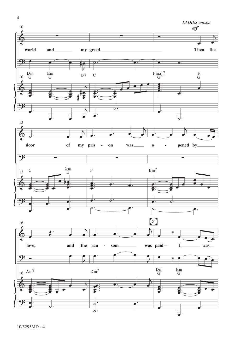 I'm Free Choir - Digital Sheet Music page 4