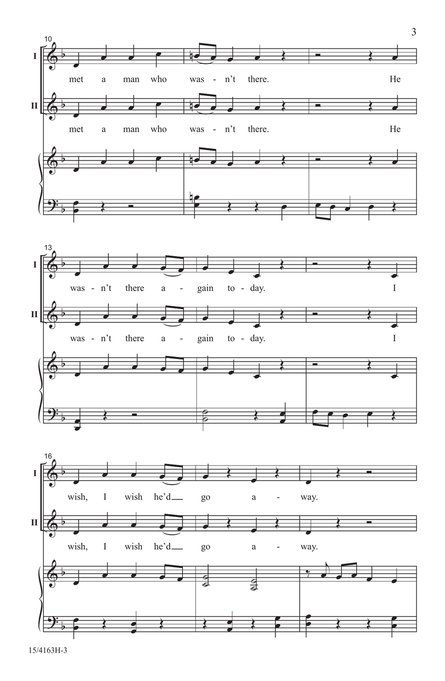 Antigonish Antigonish Choir scores gallery preview page 3