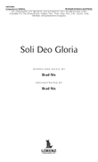 Soli Deo Gloria - Downloadable Orchestral Score and Parts