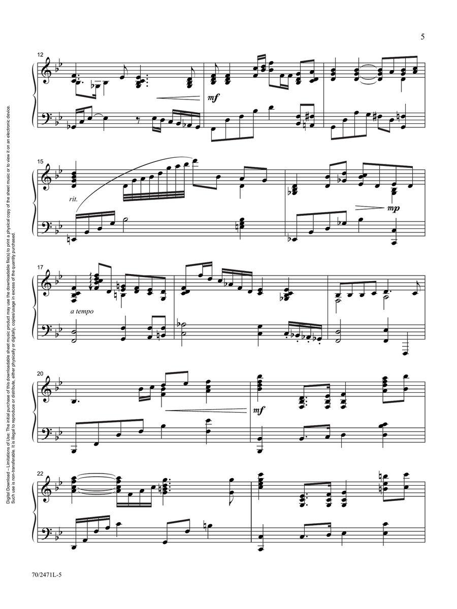 Through It All Piano scores gallery preview page 5