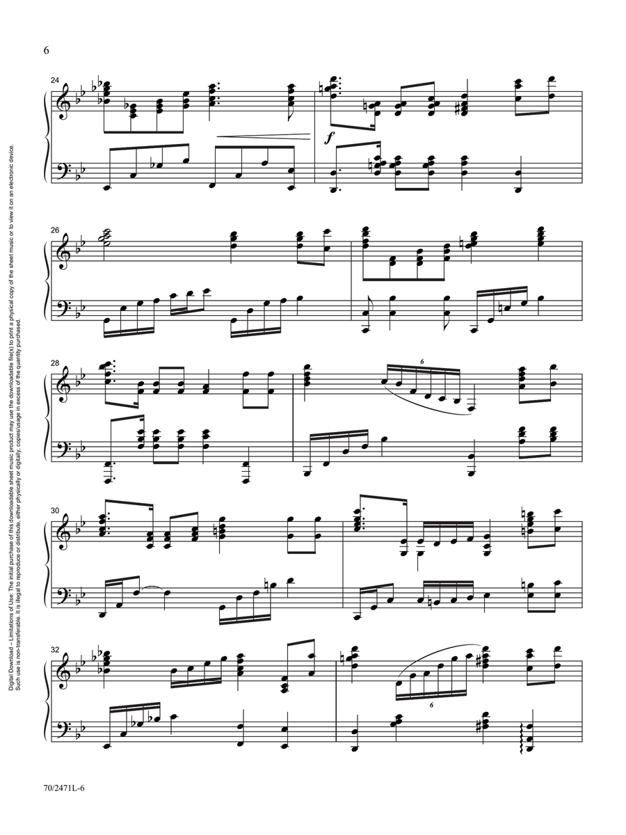 Through It All Piano scores gallery preview page 6