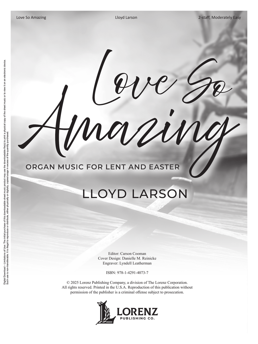 Love So Amazing Love So Amazing Organ scores gallery preview page 1