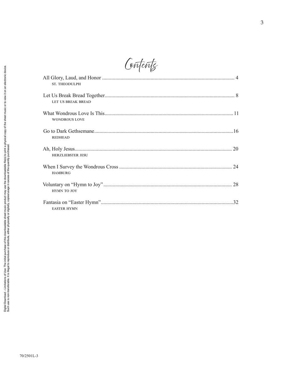 Love So Amazing Love So Amazing Organ scores gallery preview page 3