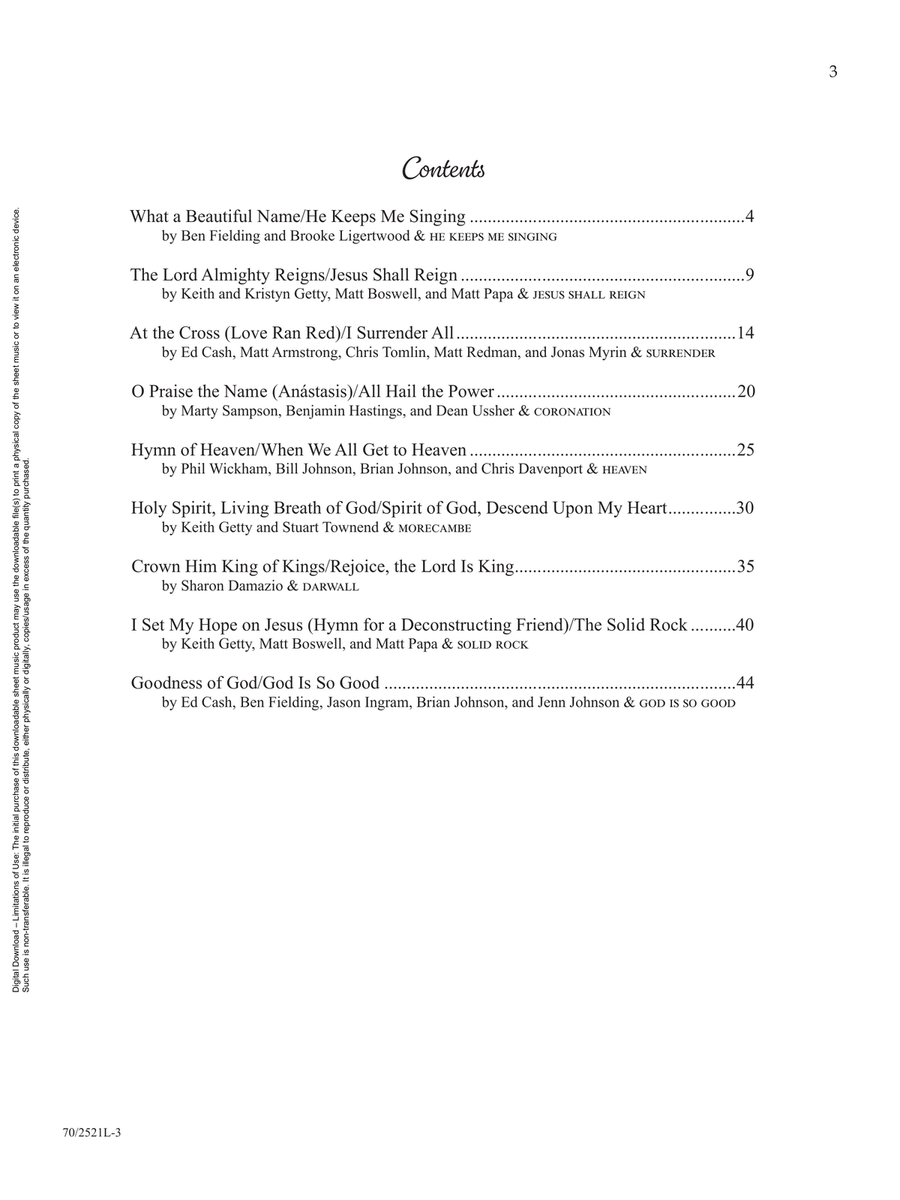 What a Beautiful Name (Digital Download) Piano - Digital Sheet Music page 3