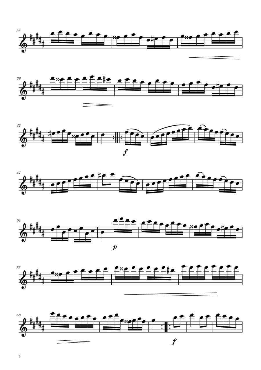 Turkish March - Soprano Sax Solo Soprano Saxophone scores gallery preview page 2