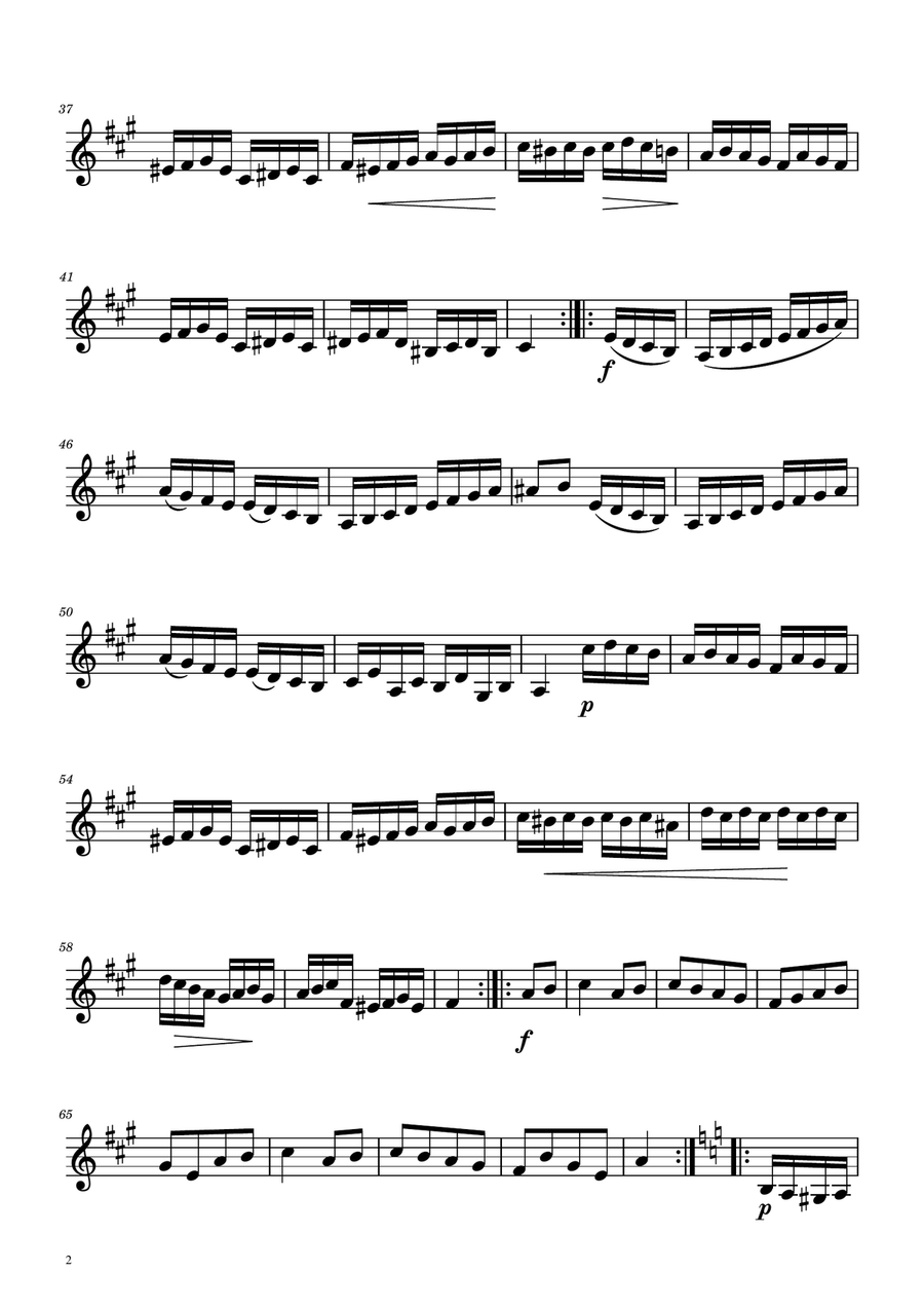 Turkish March - Trumpet in C Solo C Trumpet scores gallery preview page 2