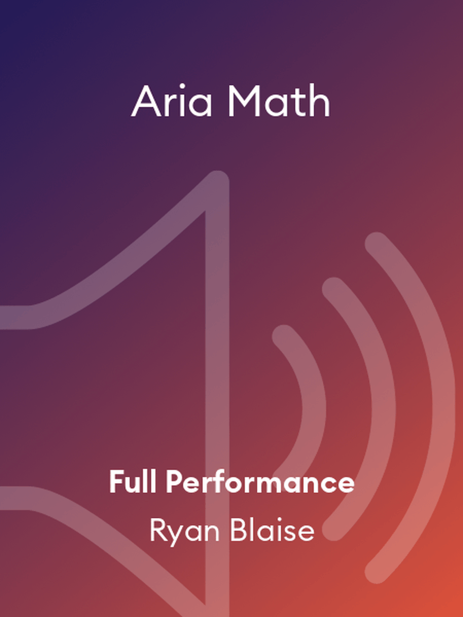 Aria Math Aria Math Voice Solo scores gallery preview page 1