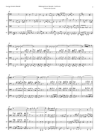 Hallelujah by Friedrich Händel for Violoncello Quartet String Quartet scores gallery preview page 3