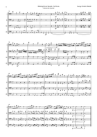 Hallelujah by Friedrich Händel for Violoncello Quartet String Quartet scores gallery preview page 4