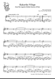 Kakariko Village from The Legend of Zelda: Ocarina of Time (easy piano)