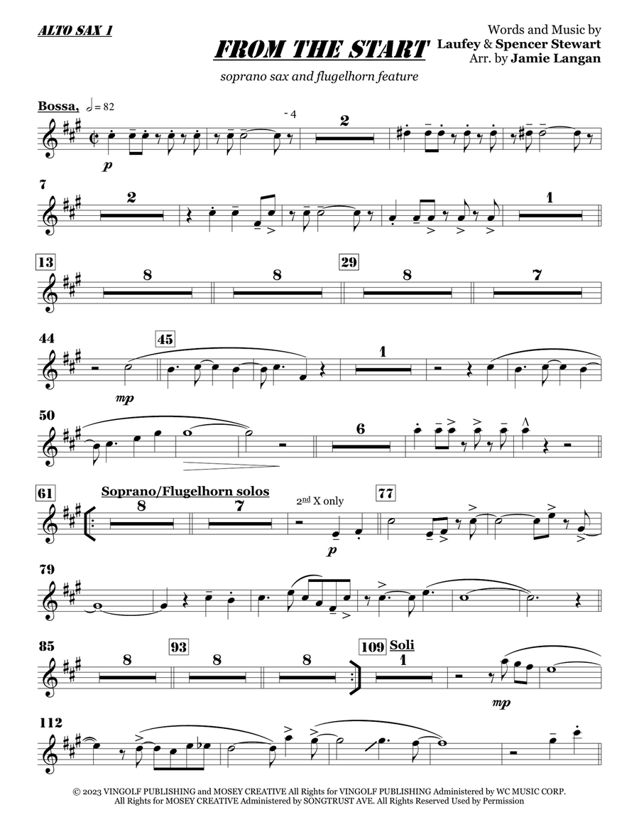 From The Start Jazz Ensemble scores gallery preview page 1