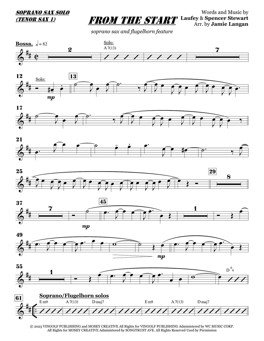 From The Start Jazz Ensemble scores gallery preview page 5