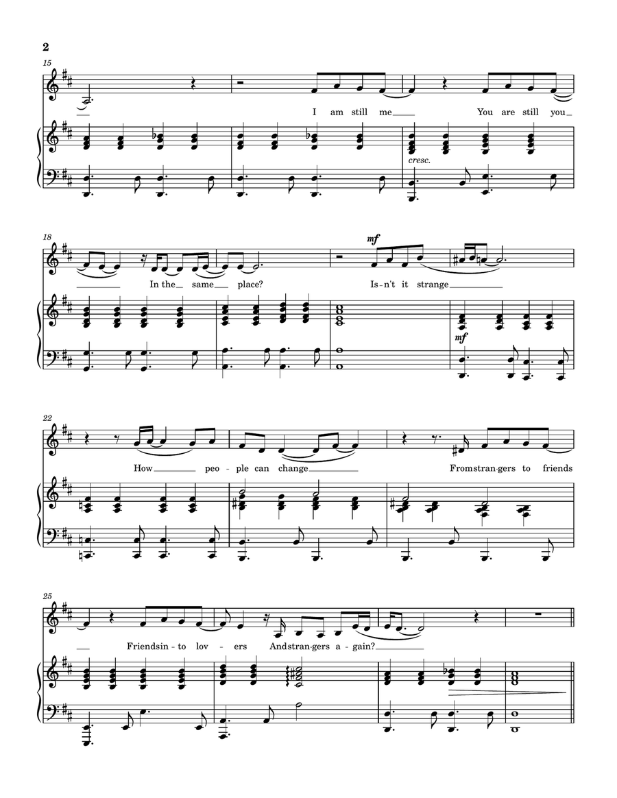 Strange Strange Piano, Vocal scores gallery preview page 2