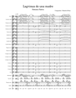 Lagrimas de Una madre - Score Only