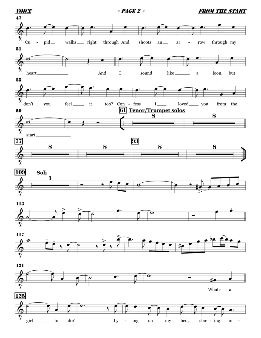 From The Start Jazz Ensemble scores gallery preview page 2