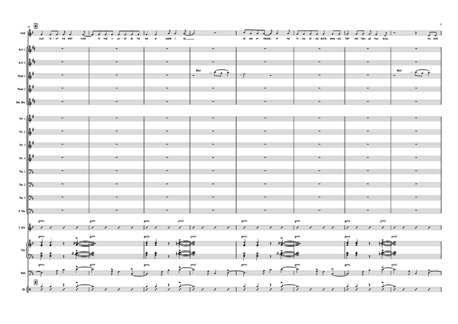 Shape Of You Jazz Ensemble scores gallery preview page 3