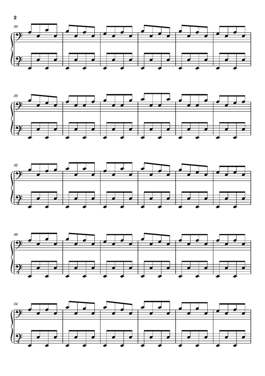 No Time For Caution No Time For Caution Piano Solo scores gallery preview page 2