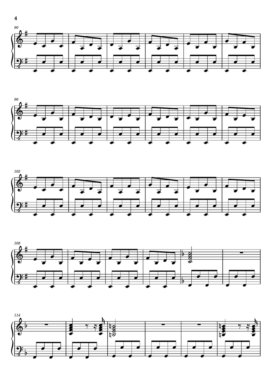 No Time For Caution No Time For Caution Piano Solo scores gallery preview page 4