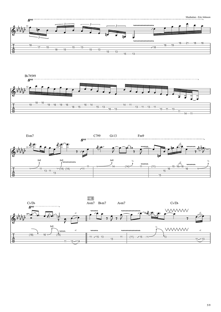 Manhattan Acoustic Guitar scores gallery preview page 5