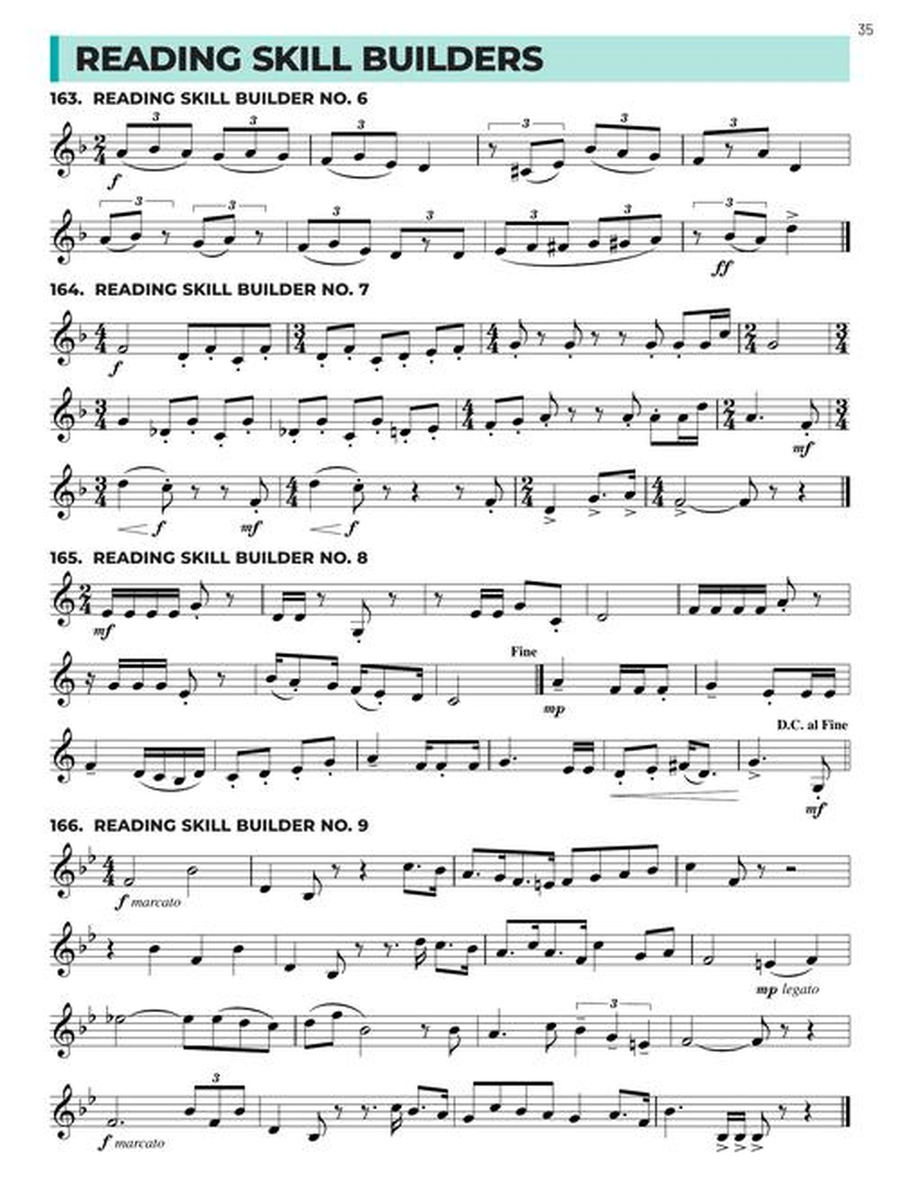 Essential Technique for Band – F Horn Book 3 with Online Resources Concert Band Methods scores gallery preview page 7