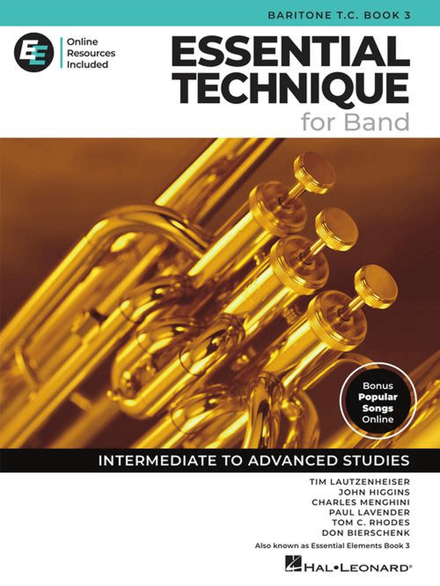 Essential Technique for Band – Baritone T.C. Book 3 with Online Resources Concert Band Methods scores gallery preview page 2