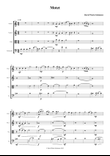Motet for string quartet (instrumental arrangement of my choral motet 