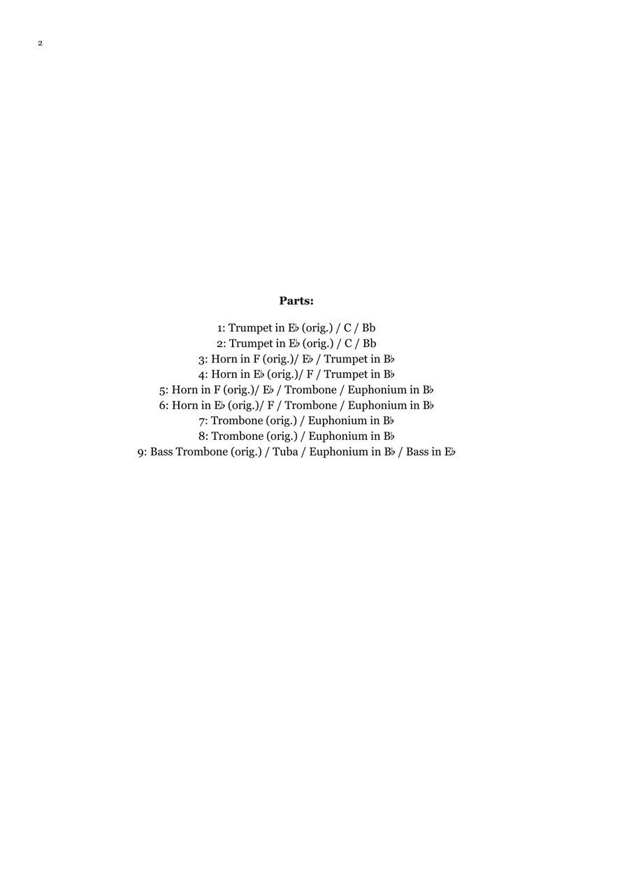 Andante for Brass Instruments Brass Ensemble scores gallery preview page 3