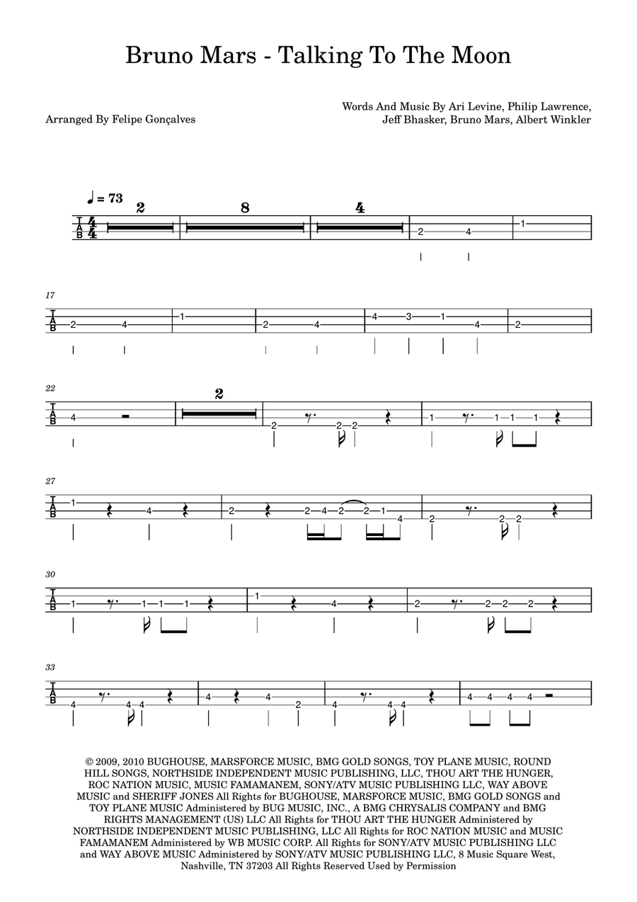 Talking To The Moon Talking To The Moon Acoustic Guitar scores gallery preview page 1