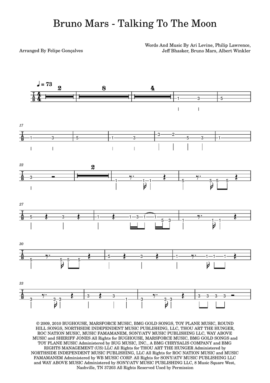 Talking To The Moon Talking To The Moon Acoustic Guitar scores gallery preview page 1