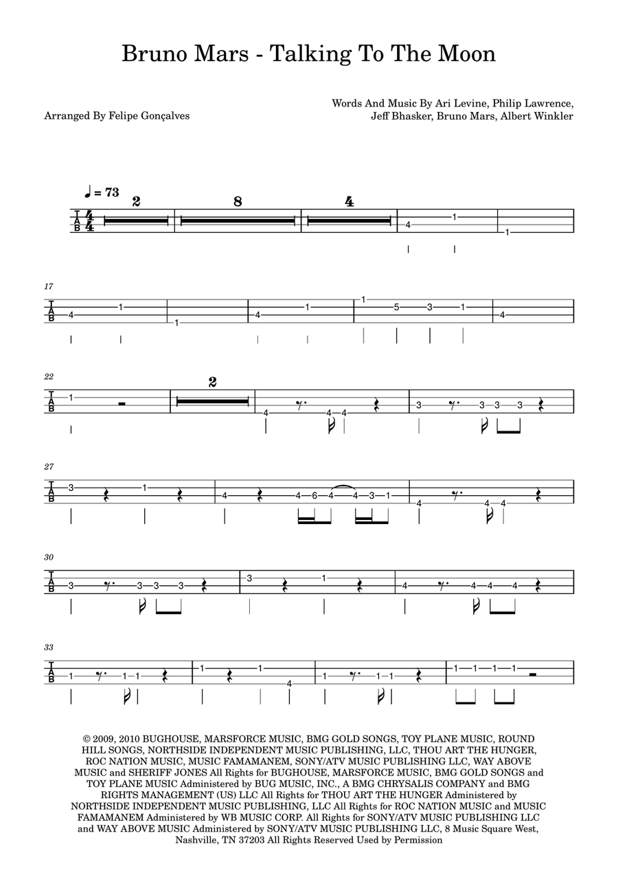 Talking To The Moon Talking To The Moon Acoustic Guitar scores gallery preview page 1