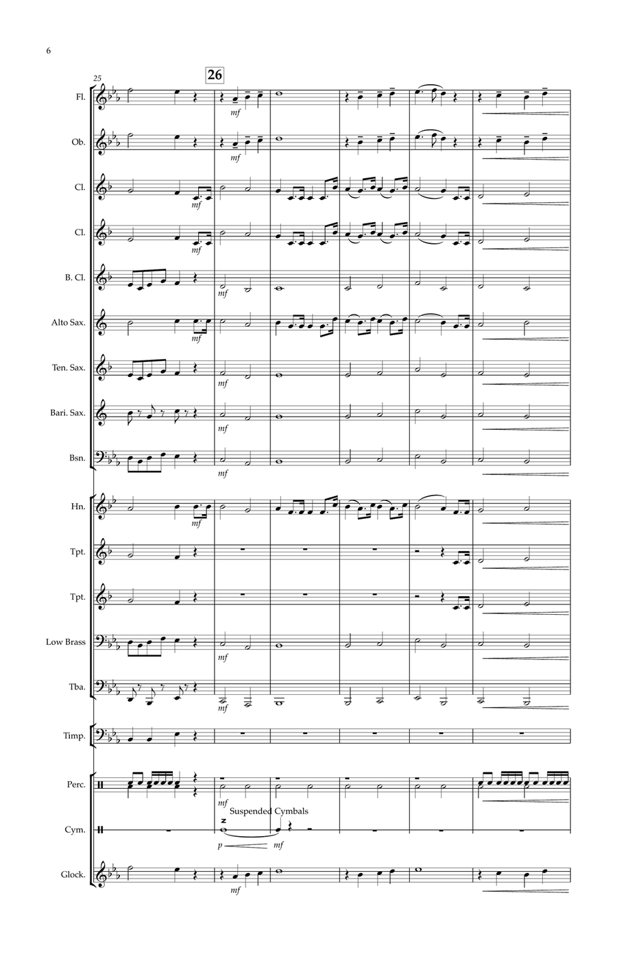 The Adventures of Captain Dynamo Concert Band scores gallery preview page 6