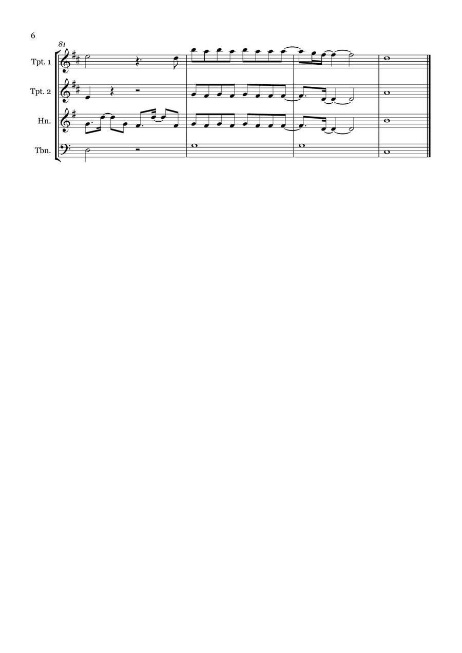 Birds Of A Feather Birds Of A Feather Brass Quartet scores gallery preview page 6