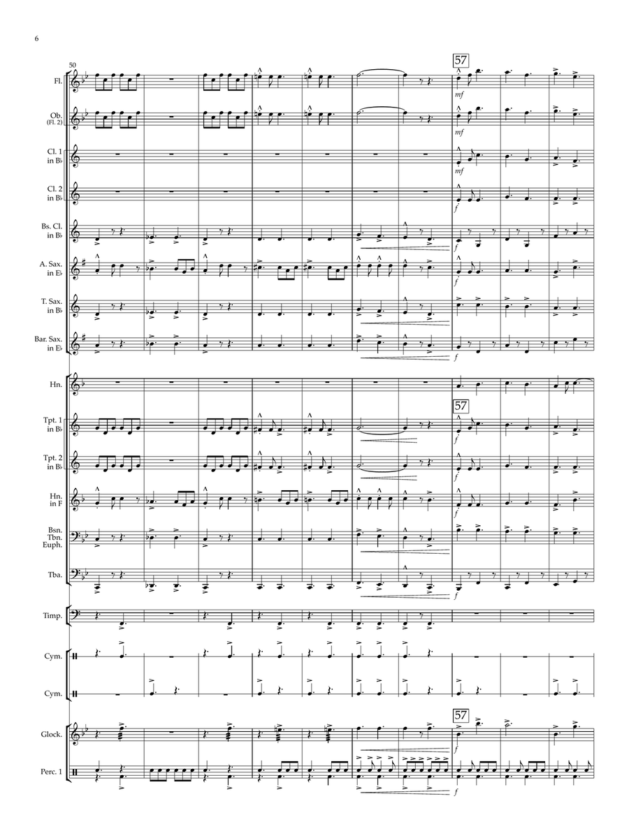 The Adventures of Commander Cadenza Concert Band scores gallery preview page 6