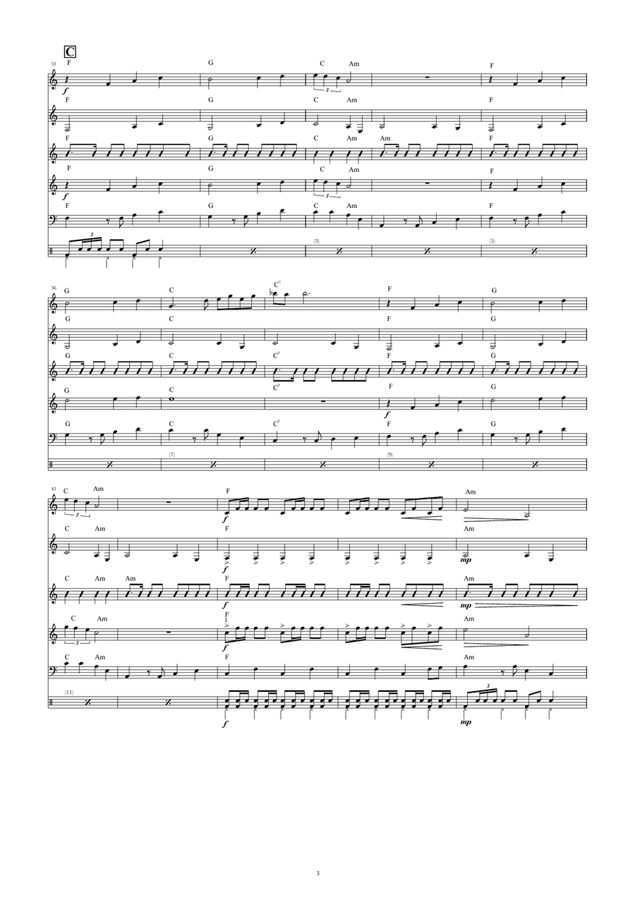 Apache Guitar Ensemble scores gallery preview page 3