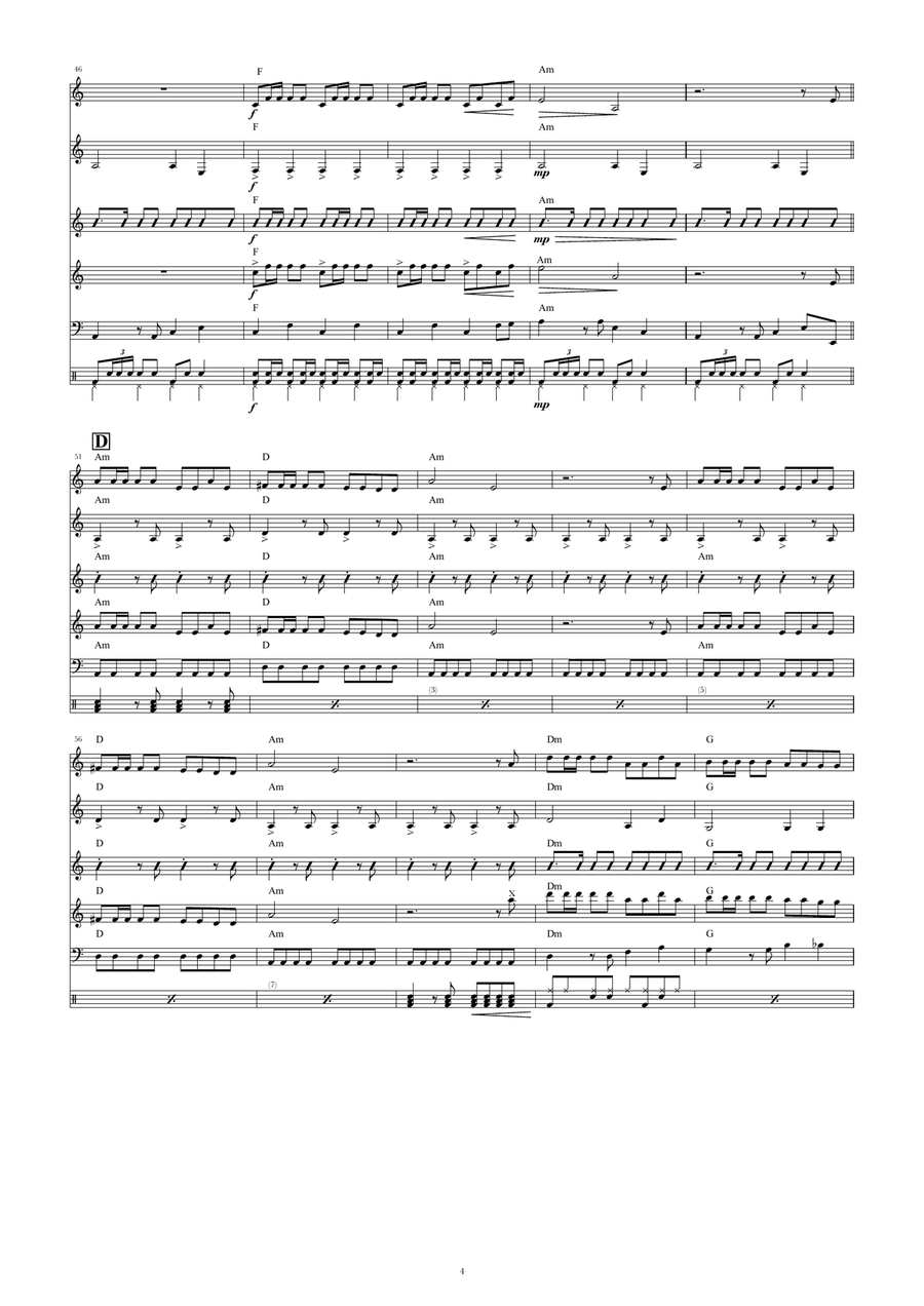 Apache Guitar Ensemble scores gallery preview page 4