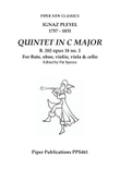 PLEYEL: QUINTET IN C MAJOR OPUS 18 No. 2