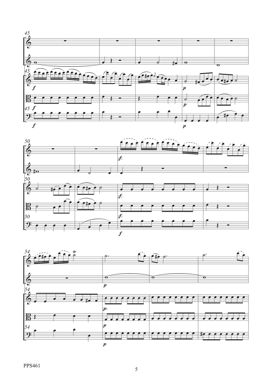 PLEYEL: QUINTET IN C MAJOR OPUS 18 No. 2 Small Ensemble scores gallery preview page 5