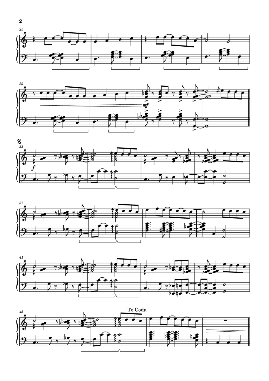 Blessed Be Your Name Blessed Be Your Name Piano Solo scores gallery preview page 2