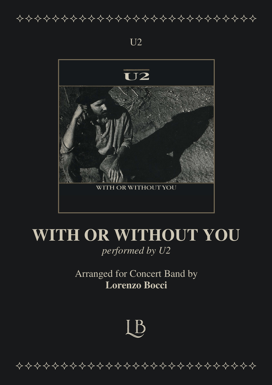 With Or Without You Concert Band scores gallery preview page 1