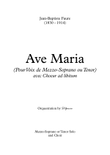 Ave Maria (MezzoS or T Solo&Choir)