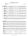 Challenging The Oracle-guitar orchestra (score & parts in standard notation with/without tablature)