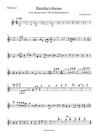 Estella’s theme - Great Expectations (arr. MR) String Quartet scores gallery preview page 3