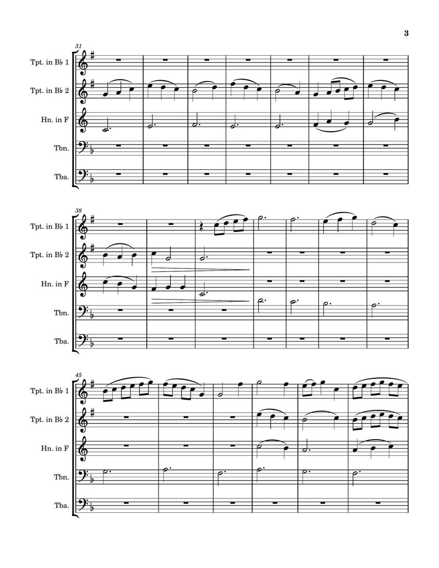 Hora Increíble- Awesome hour Brass Quintet scores gallery preview page 3