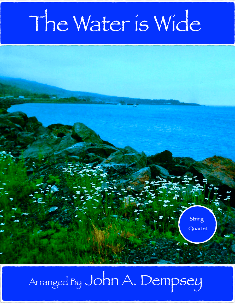 The Water is Wide (String Quartet): Two Violins and Two Cellos String Quartet scores gallery preview page 1