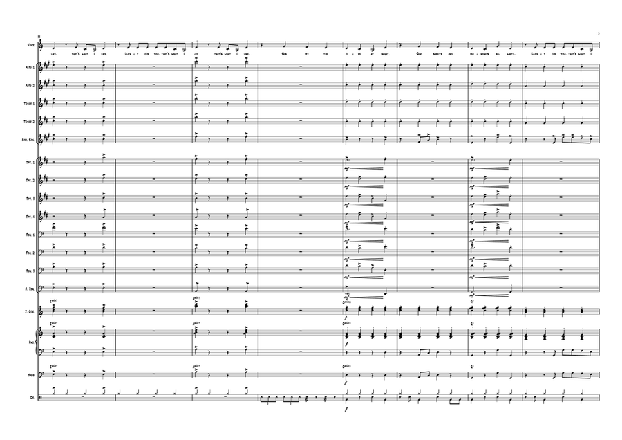 That's What I Like Jazz Ensemble scores gallery preview page 5