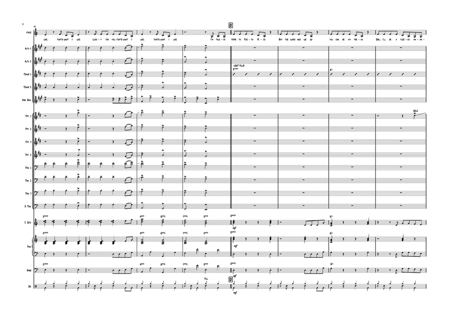 That's What I Like Jazz Ensemble scores gallery preview page 6
