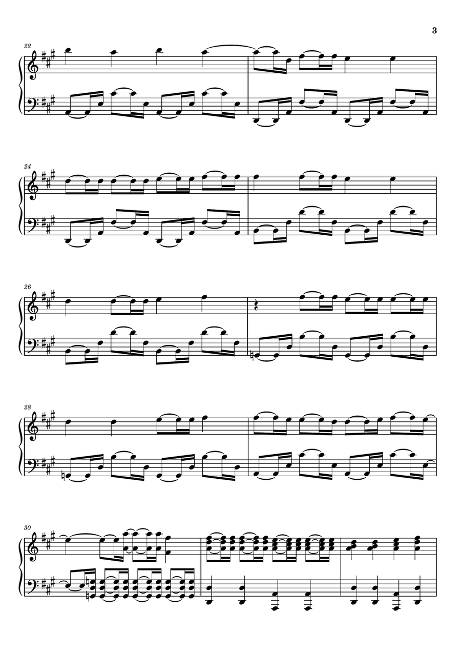 All Alone On Christmas All Alone On Christmas Piano Solo scores gallery preview page 3