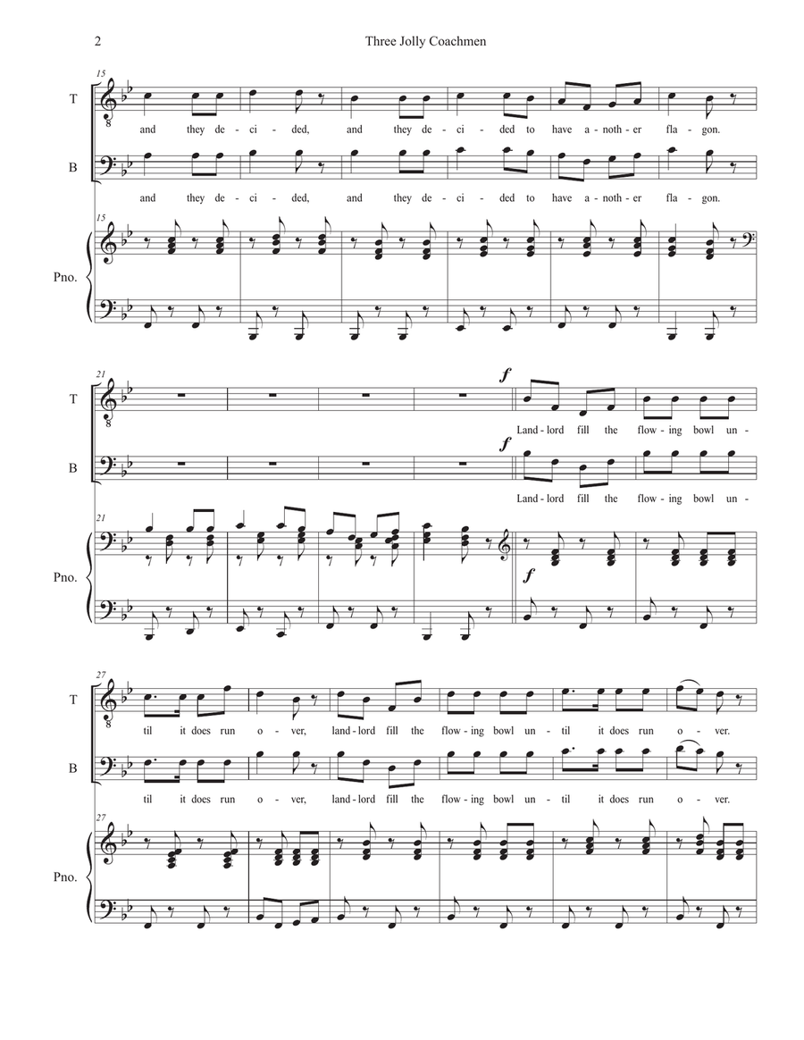 Three Jolly Coachmen Three Jolly Coachmen TTB scores gallery preview page 2